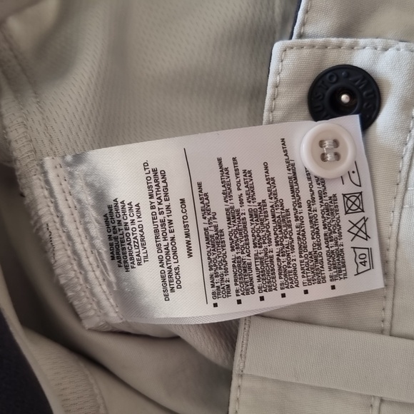 Musto evolution grey waterproof trousers sz uk 10BNWT - Picture 11 of 11